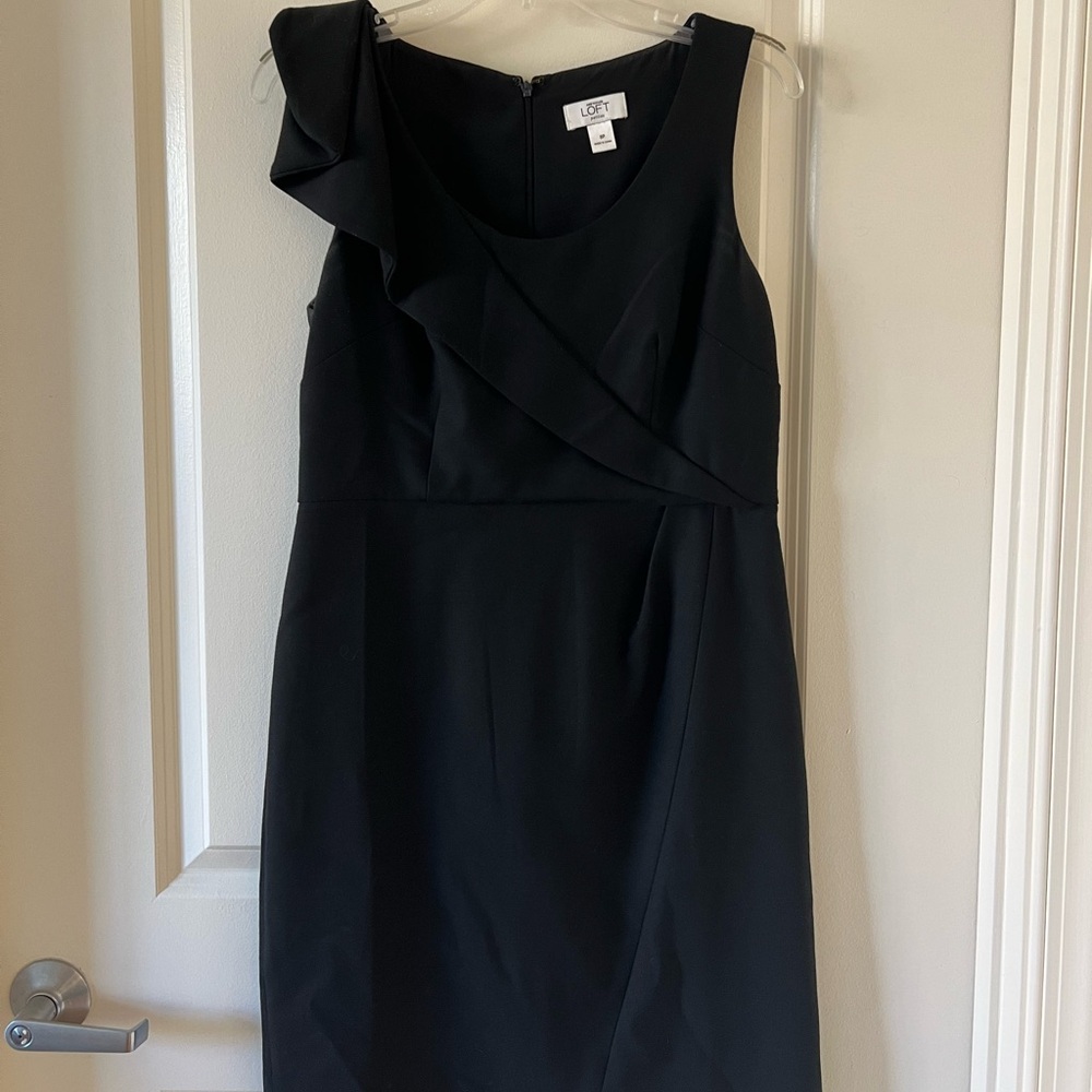 Ann Taylor Loft Black Dress